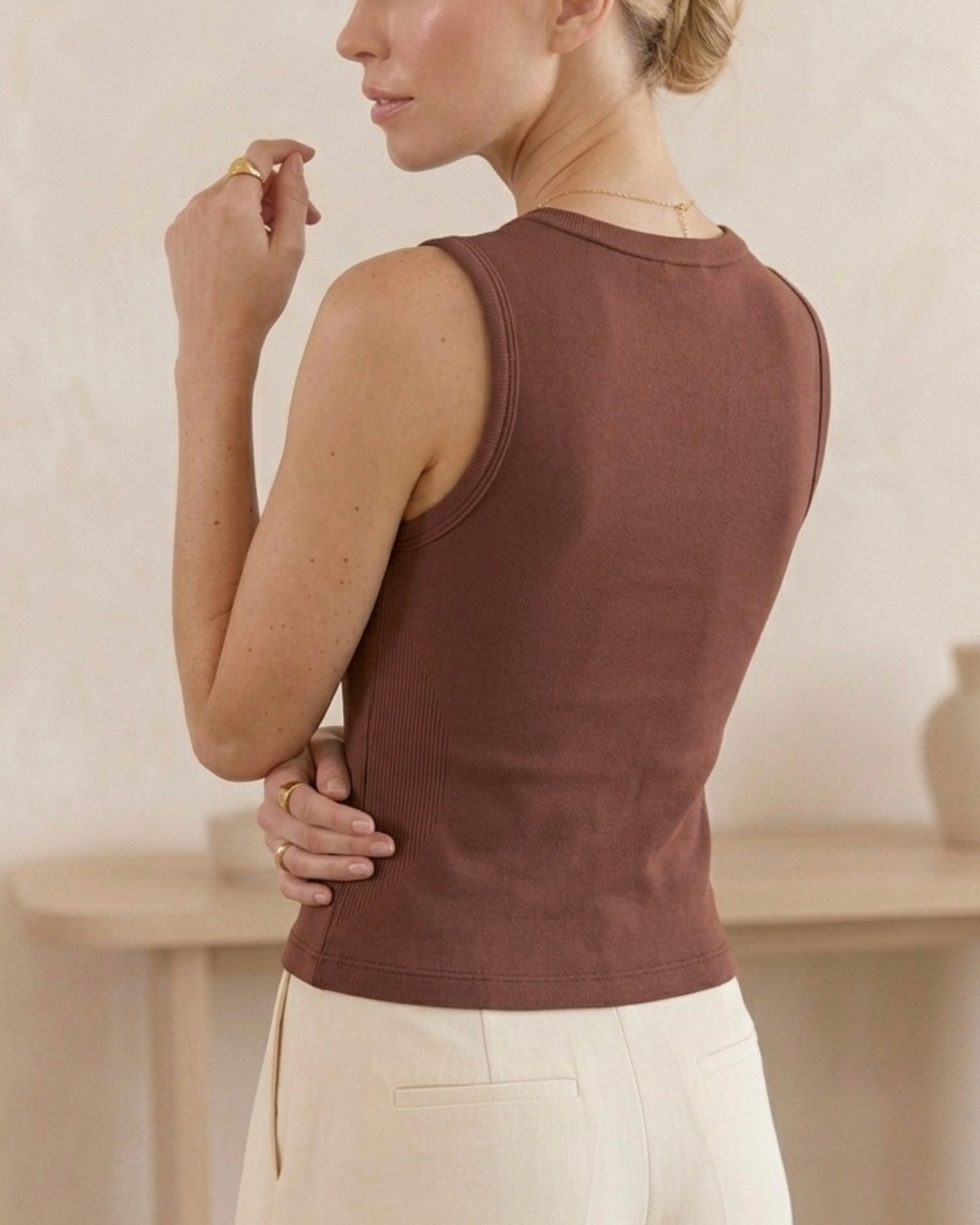 BLUSA DIJES DORADO