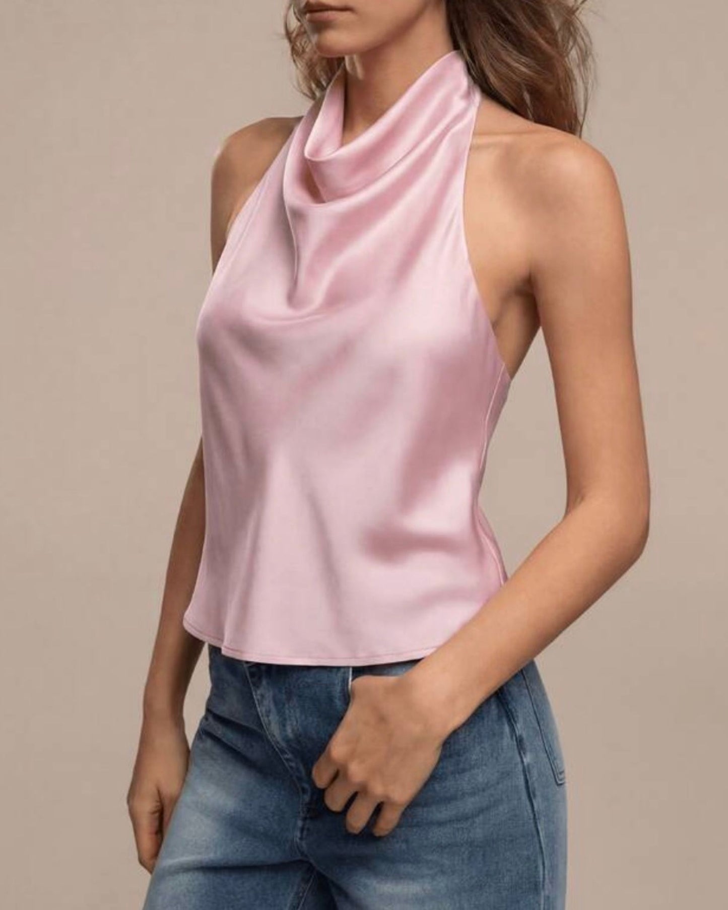 HALTER SATIN 🌸