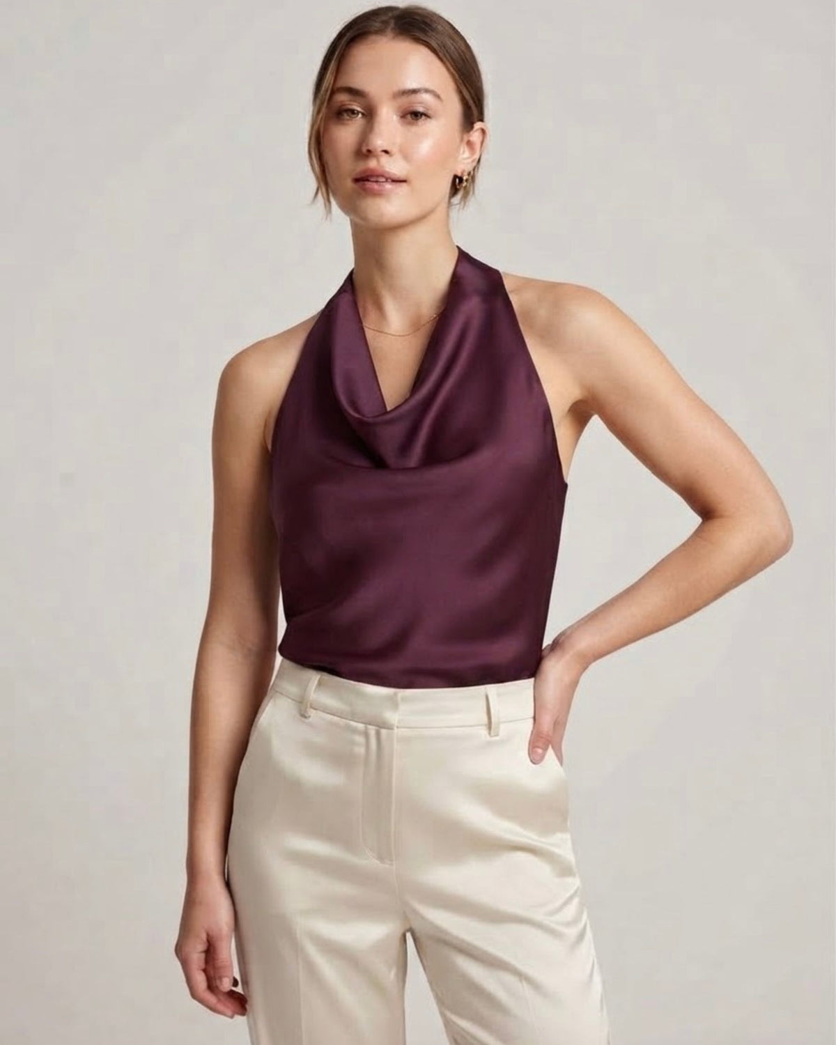 HALTER SATIN